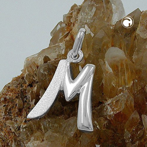 Anhänger Buchstabe M 925 Sterlingsilber