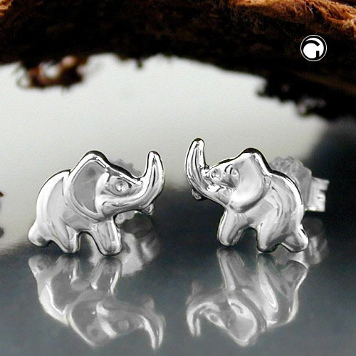 Ohrstecker Elefant 925 Sterlingsilber