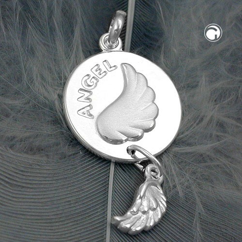 Anhänger ANGEL graviert 925 Sterlingsilber
