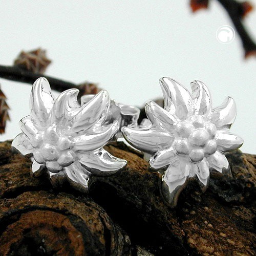 Ohrstecker Trachtenblume 925 Sterlingsilber