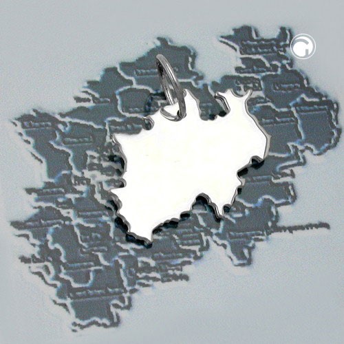 Anhänger BRD-Bundesland Nordrhein-Westfalen 925 Sterlingsilber
