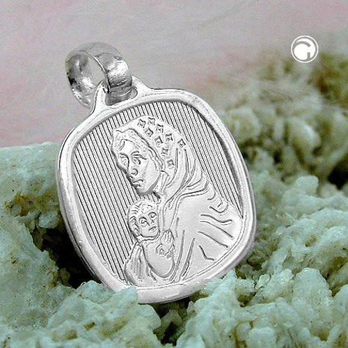 Anhänger Mutter mit Kind 925 Sterlingsilber