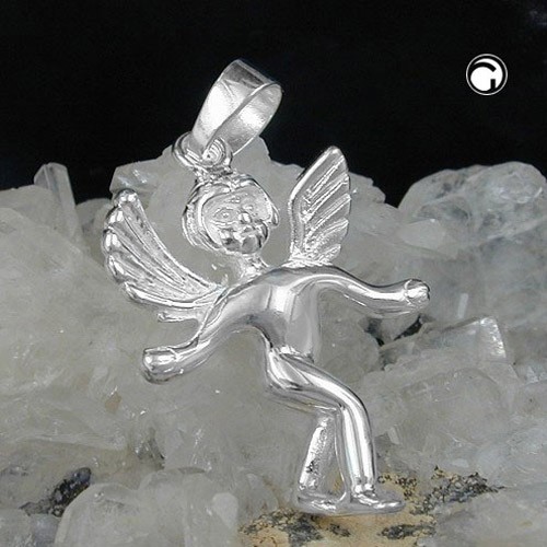 Anhänger 25mm Engel 925 Sterlingsilber