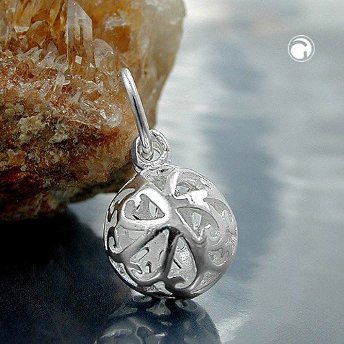 Anhänger filigrane Kugel 925 Sterlingsilber