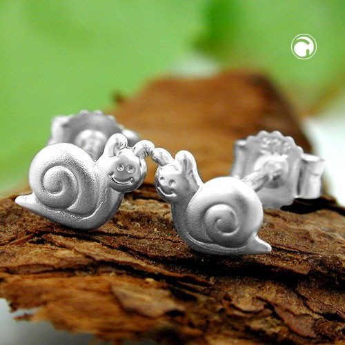 Ohrstecker Schnecke 925 Sterlingsilber
