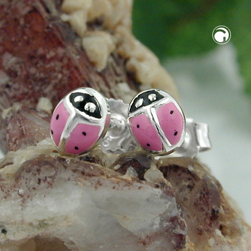 Ohrstecker Marienkäfer 925 Sterlingsilber