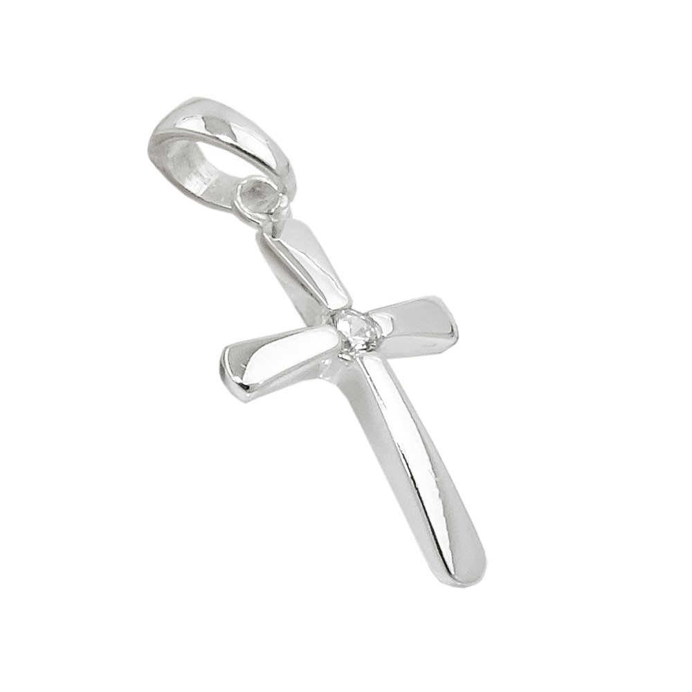 Anhänger Kreuz Zirkonia 925 Sterlingsilber
