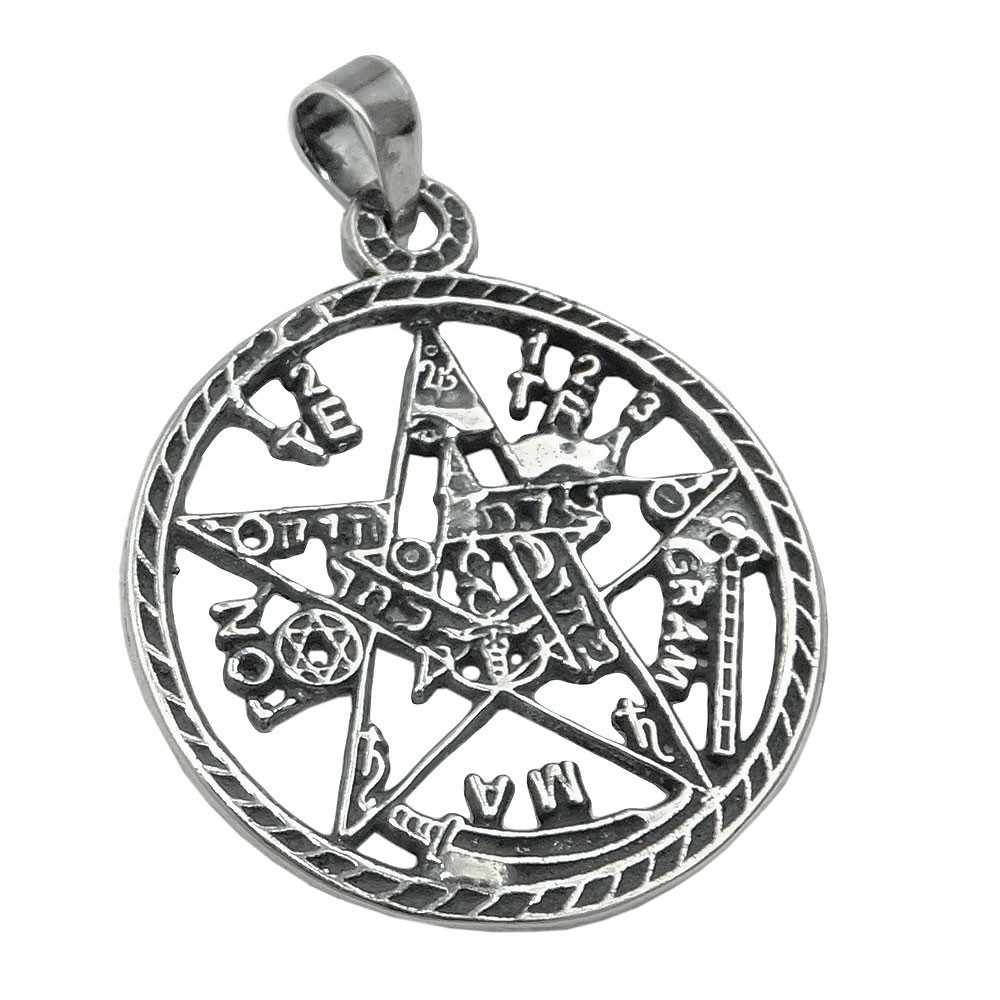 Anhänger Amulett geschwärzt 925 Sterlingsilber