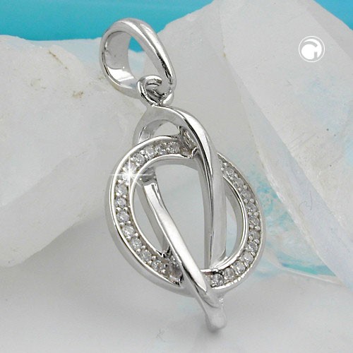 Anhänger mit Zirkonias 925 Sterlingsilber