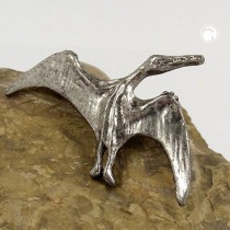 Brosche Flugsaurier altzinn