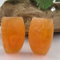 Ohrring Trapez orange marm matt