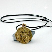 Halskette PlaHalskette ägyptisch altmessing 100cm