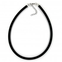 Band Gummi 50cm silber-farbig