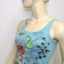 Collier Halskette Perle 8mm weiß-glänzend 40cm