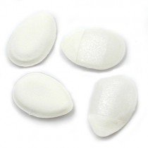 4 Clippolster creme-farbig Kunststoff