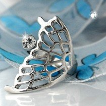 Ring halber Schmetterlingsflügel