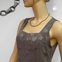 Armband 5mm Ankerkette altsilber 21cm