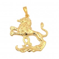 Anhänger Sternzeichen Löwe ausgestanzt vergoldet