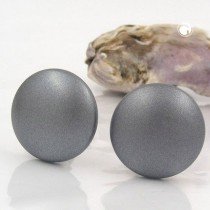Ohrring grau metallic