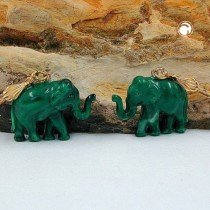 Ohrring Elefant mini grünton