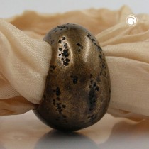 Lochperle Loch 18 altmessing