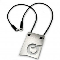 Halskette Edelstahl Buchstabe O 42cm