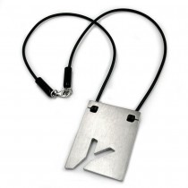 Halskette Edelstahl Buchstabe Y 42cm