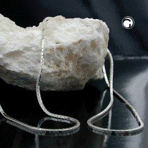 Halskette Venezianer-Vierkant 925 Sterlingsilber 42cm