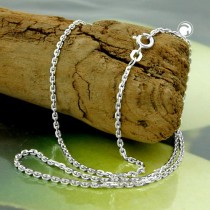 Halskette Ankerkette 925 Sterlingsilber 45cm