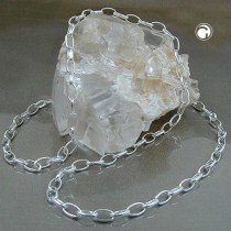 Halskette Ankerkette oval 925 Sterlingsilber 80cm