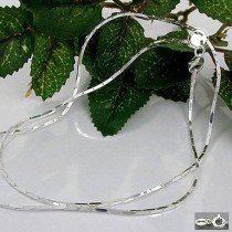 Armband KobraKette 4x diamantiert 925 Sterlingsilber