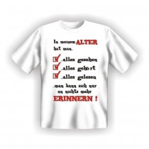 Fun T-Shirt In meinem Alter hat man