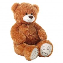Kuscheltier Bärenland Teddy Bär Curly Plüsch braun 100cm