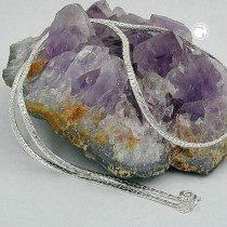 Collier Halskette Anker oval gedrückt 925 Sterlingsilber 42cm