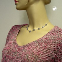 Halskette Anker mit Kugeln 925 Sterlingsilber 45cm