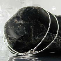 Halskette Tonda RundHalskette 09mm 925 Sterlingsilber 42cm