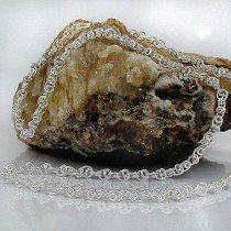 Halskette Scrollmuster 925 Sterlingsilber 50cm