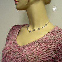 Halskette Anker mit Kugeln 925 Sterlingsilber 45cm