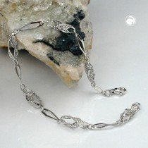 Armband Fantasie rhodiniert 925 Sterlingsilber