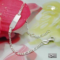 Schildband für Kinder 925 Sterlingsilber