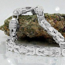 Halskette 8mm KönigsHalskette 925 Sterlingsilber 60cm