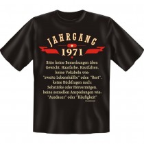 Fun T-Shirt - Jahrgang 71