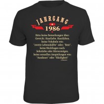 Fun T-Shirt - Jahrgang 86