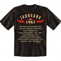 Fun T-Shirt - Jahrgang 67