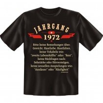 Fun T-Shirt - Jahrgang 72