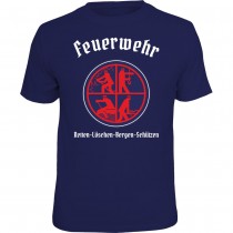 Fun T-Shirt - Feuerwehr Logo