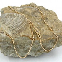 Halskette Venezianer diamantiert Americ Double 45cm