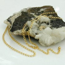 Bauchkette Weitpanzer Gold-plattiert