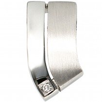 Anhänger 585 Weißgold 1 Diamant 0,01ct. Weißgoldanhänger
