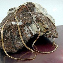 Halskette AnkerHalskette oval gedrückt Americ Double 45cm